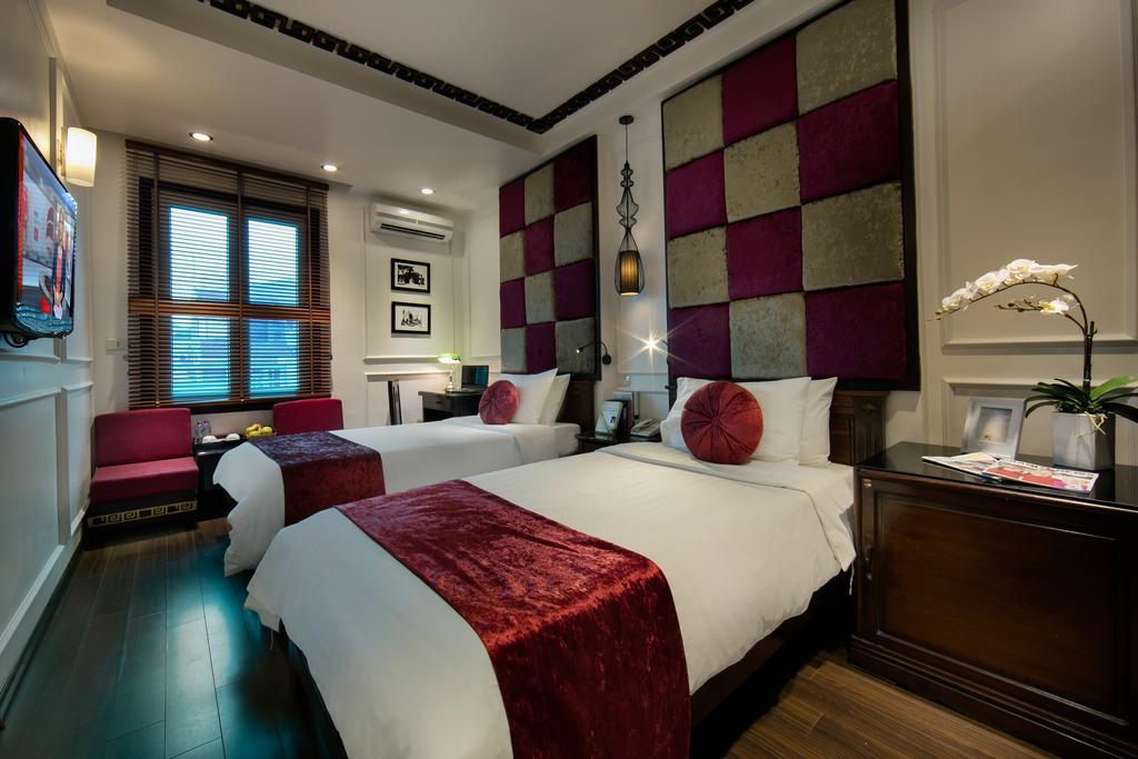 Hanoi Era Hotel Bagian luar foto